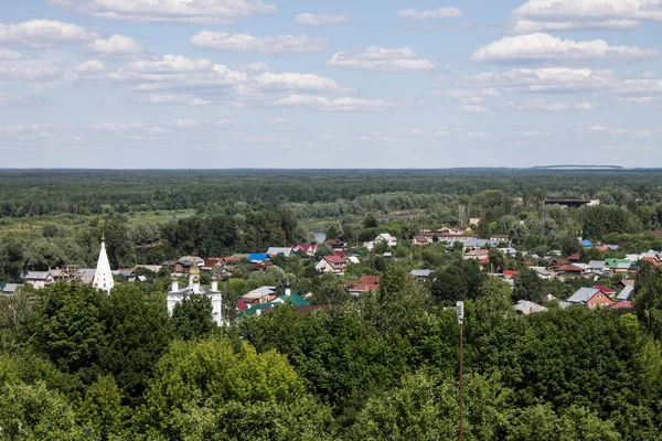 Panorama Gorokhovets Russia Una Chiara Giornata Estiva — Foto Stock