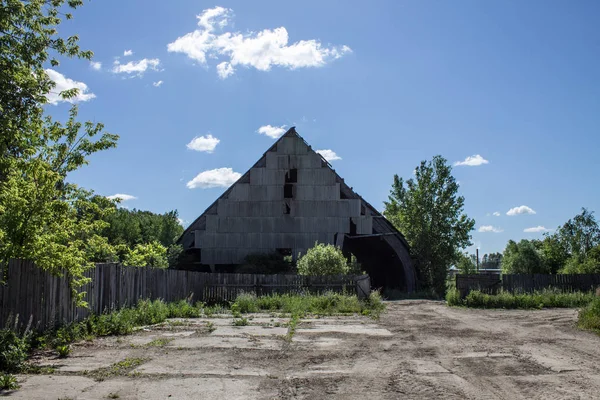 Vladimir Russie Juin 2019 Ancien Hangar Production Métal Délabré — Photo