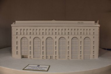 Sovyet oyuncakları Moskova Rusya Müzesi'nde Merkezi çocuk mağazası düzeni