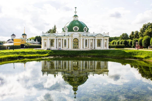 Beautiful Historical Building Architectural Park Ensemble Kuskovo Manor Summer Day — Stock Photo, Image