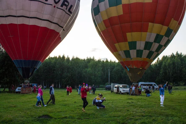 Pereslavl Zalessky Yaroslavl Region Russia July 2019 Warming Start Balloons — Stock Photo, Image