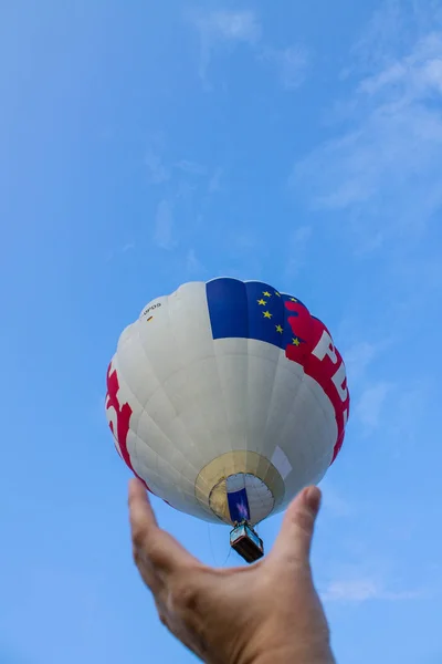 Pereslavl Zalessky Regiunea Yaroslavl Rusia Iulie 2019 Zbor Balon Aer — Fotografie, imagine de stoc