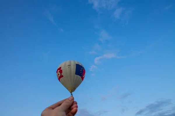 Pereslawl Salesskij Gebiet Jaroslawl Russland Juli 2019 Ballonfahrt Mit Passagieren — Stockfoto