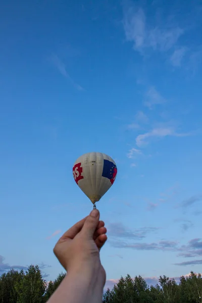 Pereslavl Zalessky Jarosław Region Rosja Lipiec 2019 Latający Balon Powietrza — Zdjęcie stockowe