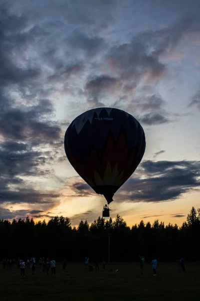 Pereslavl Zalessky Région Yaroslavl Russie Juillet 2019 Piloter Ballon Aérien — Photo