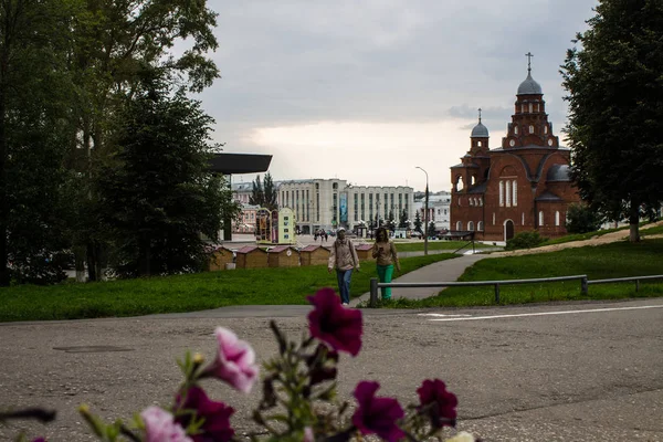 Vladimir Região Vladimir Rússia Agosto 2019 Rua Centro Histórico Cidade — Fotografia de Stock