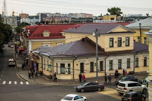 Vladimir Região Vladimir Rússia Agosto 2019 Rua Centro Histórico Cidade — Fotografia de Stock
