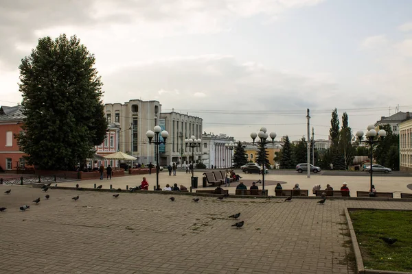 Володимир Владимирська Область Росія Серпня 2019 Вулиця Історичного Центру Міста — стокове фото