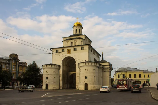 Vladimir Vladimir Region Russia August 2019 Historical Landmark White Stone — Stock Photo, Image