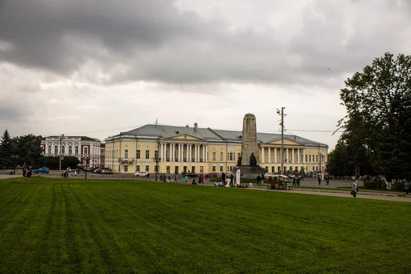 Wladimir Gebiet Wladimir Russland August 2019 Straße Des Historischen Stadtzentrums — Stockfoto