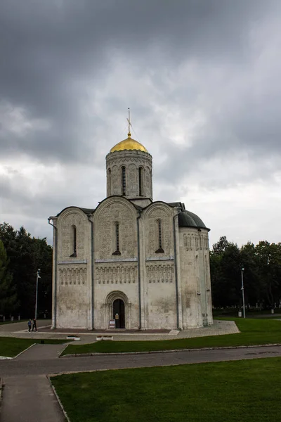 Wladimir Gebiet Wladimir Russland August 2019 Alte Dmitrov Kathedrale Aus — Stockfoto
