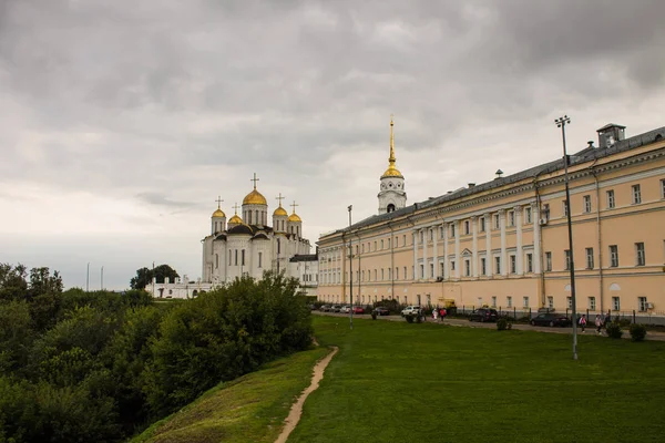 Wladimir Gebiet Wladimir Russland August 2019 Bau Öffentlicher Plätze Historischen — Stockfoto