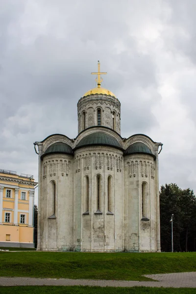 Vladimir Vladimir Region Russia August 2019 White Stone Ancient Dmitrov — Stock Photo, Image