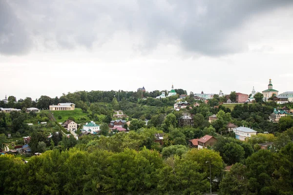 Vista Panorâmica Cidade Vladimir Rússia Verão Dia Nublado — Fotografia de Stock
