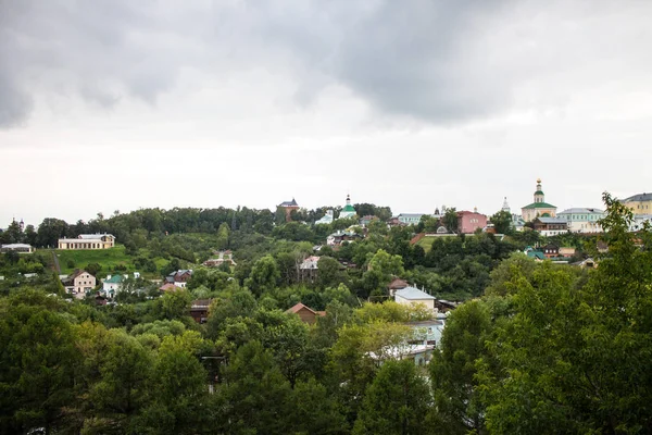 夏季多云天俄罗斯弗拉基米尔市全景 — 图库照片