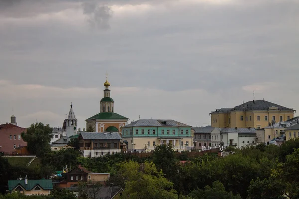 Panoramablick Stadt Wladimir Russland Sommer Bewölkter Tag — Stockfoto