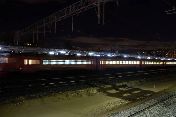 Reutov Moskau Region Russland August August 2019 Bahnhof Mit Einem — Stockfoto