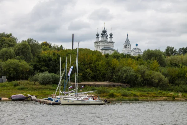 Murom Vladimir Region Ryssland Augusti 2019 Utsikt Från Floden Till — Stockfoto