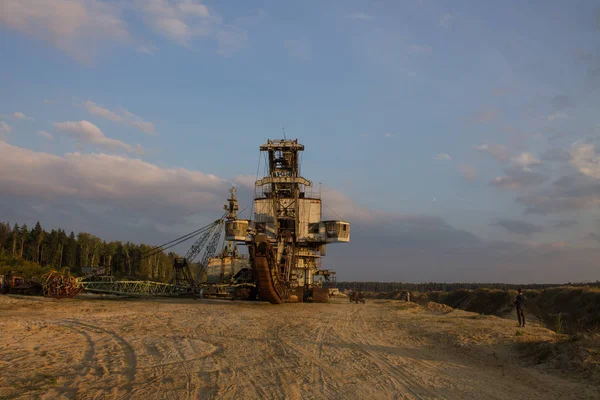 Voskresensky District Moscow Region Russia September 2019 Multi Bucket Excavator — Fotografia de Stock