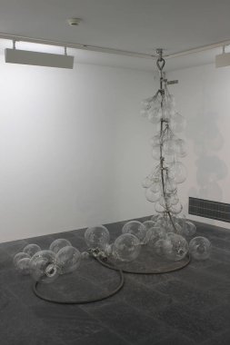 Locarno, Ticino Kantonu / İsviçre-Temmuz, 27, 2014: Modern Sanat Müzesi'nin iç
