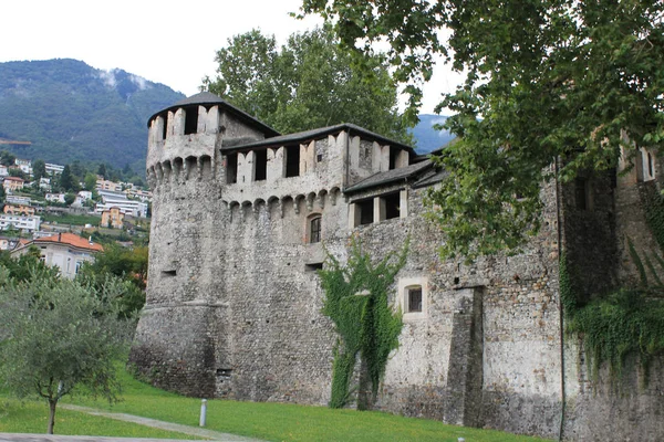 Locarno Cantón Ticino Suiza Julio 2014 Vista Del Centro Ciudad — Foto de Stock