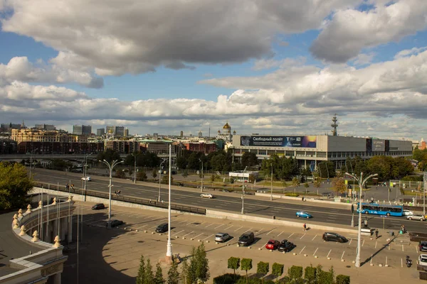 Μόσχα Ρωσία Σεπτεμβρίου 2019 Κορυφαία Όψη Της Γκαλερί Τρετιακόφ Και — Φωτογραφία Αρχείου