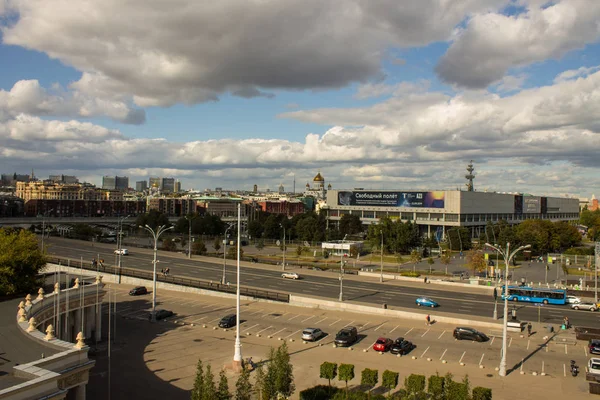 Moskva Ryssland September 2019 Top Utsikt Över Tretjakovgalleriet Och Stadens — Stockfoto