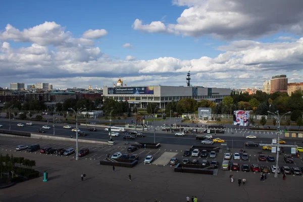 Москва Росія Вересня 2019 Вид Зверху Третьяковської Галереї Історичного Центру — стокове фото