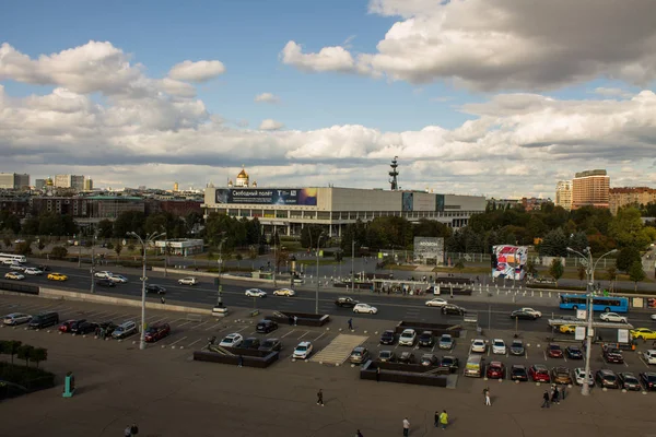 Moskwa Rosja Września 2019 Widok Góry Galerię Tretiakov Zabytkowe Centrum — Zdjęcie stockowe