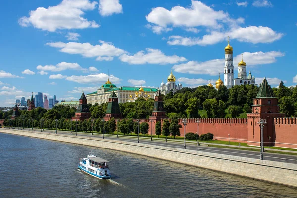 Panoramisch Uitzicht Het Historische Centrum Van Moskou Rusland Met Rode — Stockfoto