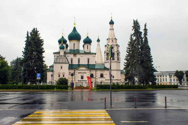 Ілля Пророк Хмарний Літній День Ярославлі Росія — стокове фото