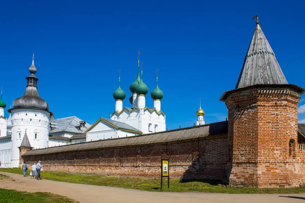 Panoramic View Old City Historical Architecture Blue Sky Clear Summer — Stock Photo, Image