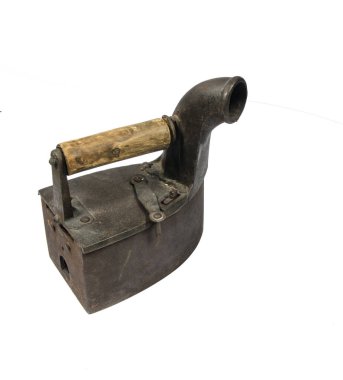 Vintage sıcak kömür ile ısıtmalı döküm