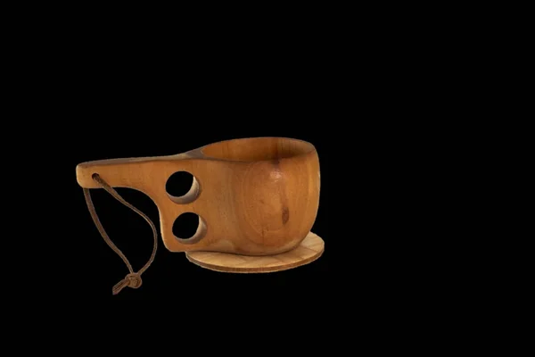 Φινλανδική Παραδοσιακή Ξύλινη Κούπα Κούφινο — Φωτογραφία Αρχείου