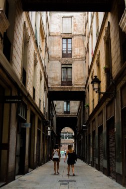 rahat Barcelona şehrin sokaklarında