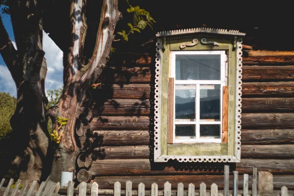 Casa Pueblo Rusa Sol — Foto de Stock