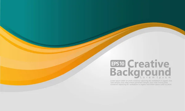 New abstract wave style creative background — Stock Vector