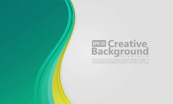 New abstract wave style creative background — Stock Vector