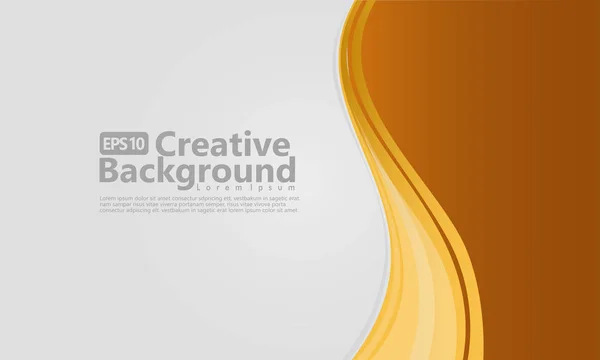 New abstract wave style creative background — Stock Vector