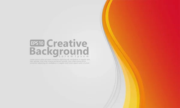 New abstract wave style creative background — Stock Vector