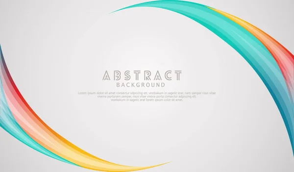 Waving elegance abstract background with dynamic gradation color — Stock Vector