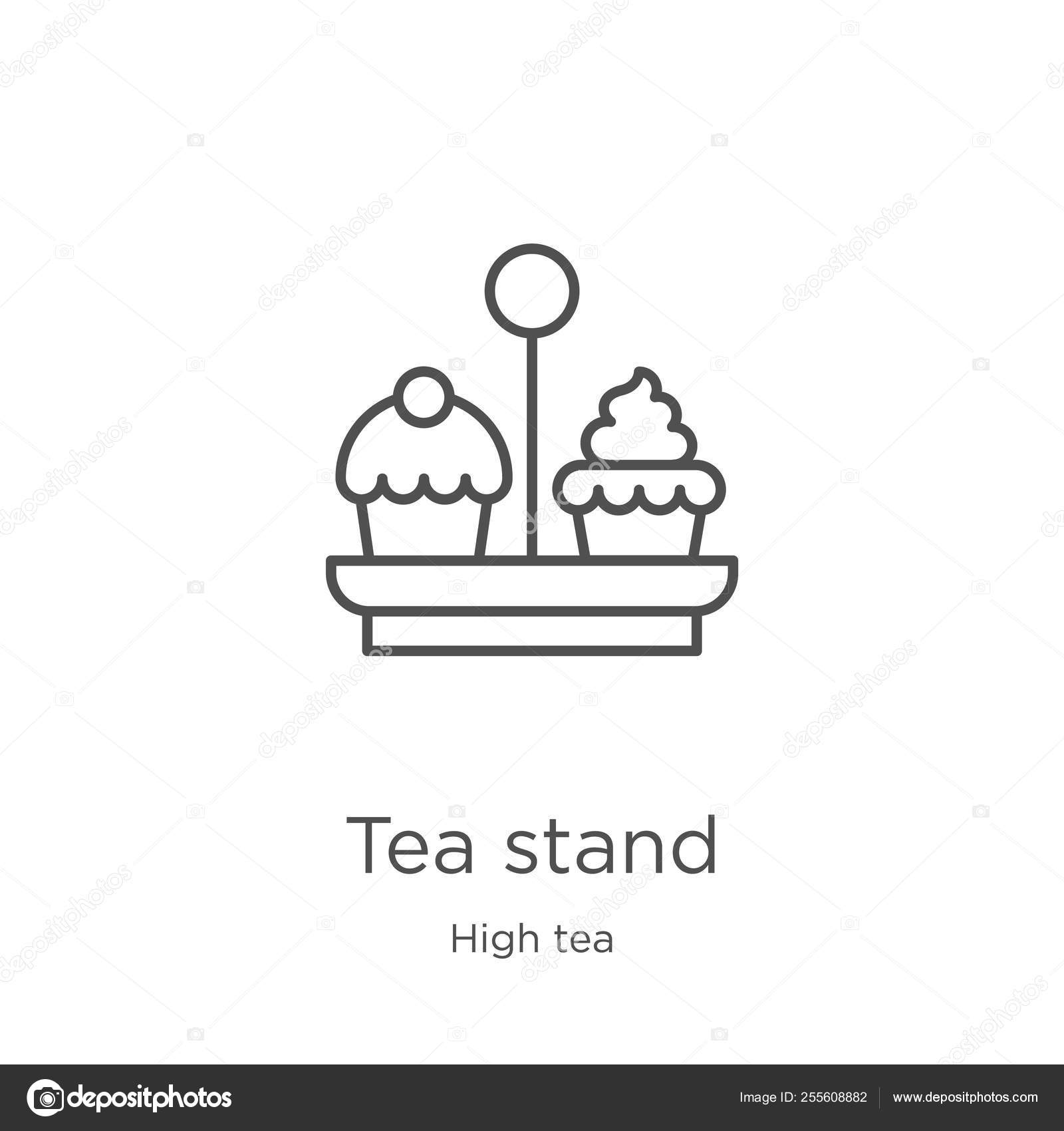High Tea Stand Stock Vectors Royalty Free High Tea Stand Illustrations Depositphotos
