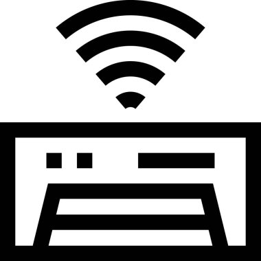 wi-fi yönlendirici ağ simgesi, vektör illüstrasyonu