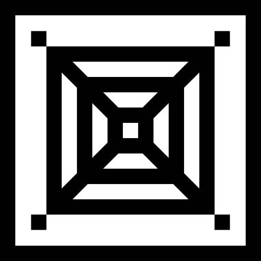 çizgi web simgesi, vektör çizimi