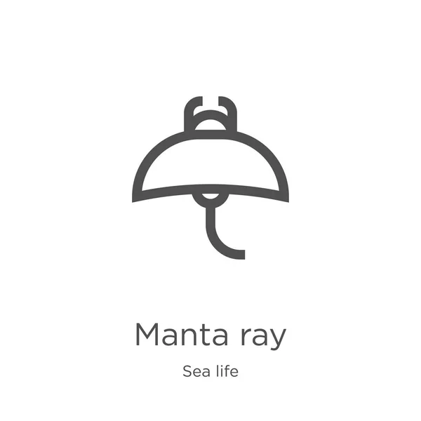 Manta Ray Outline Vector Art Stock Images Depositphotos