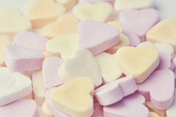 Şeker kalpler yakın çekim