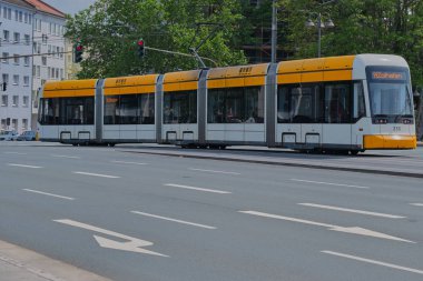 Tramcar in Mainz, Almanya