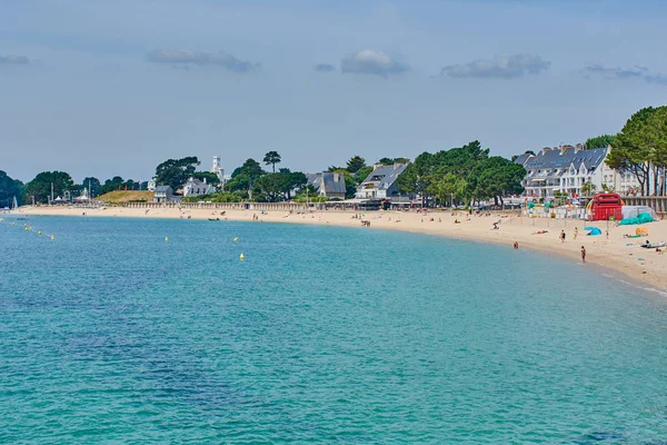 Benodet beach, touristic village in Brittany, France — Stock Photo, Image