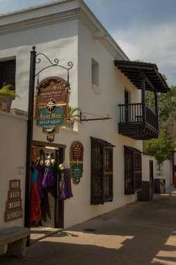 Güzel St Augustine Florida mimarisi