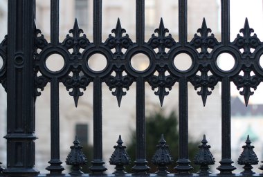 Dekoratif ferforje bir parçası